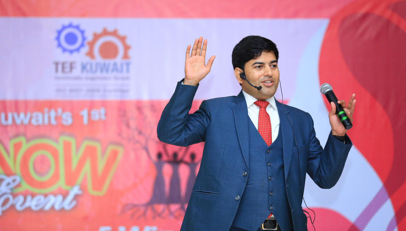 Naseer Khan at a Kuwait event