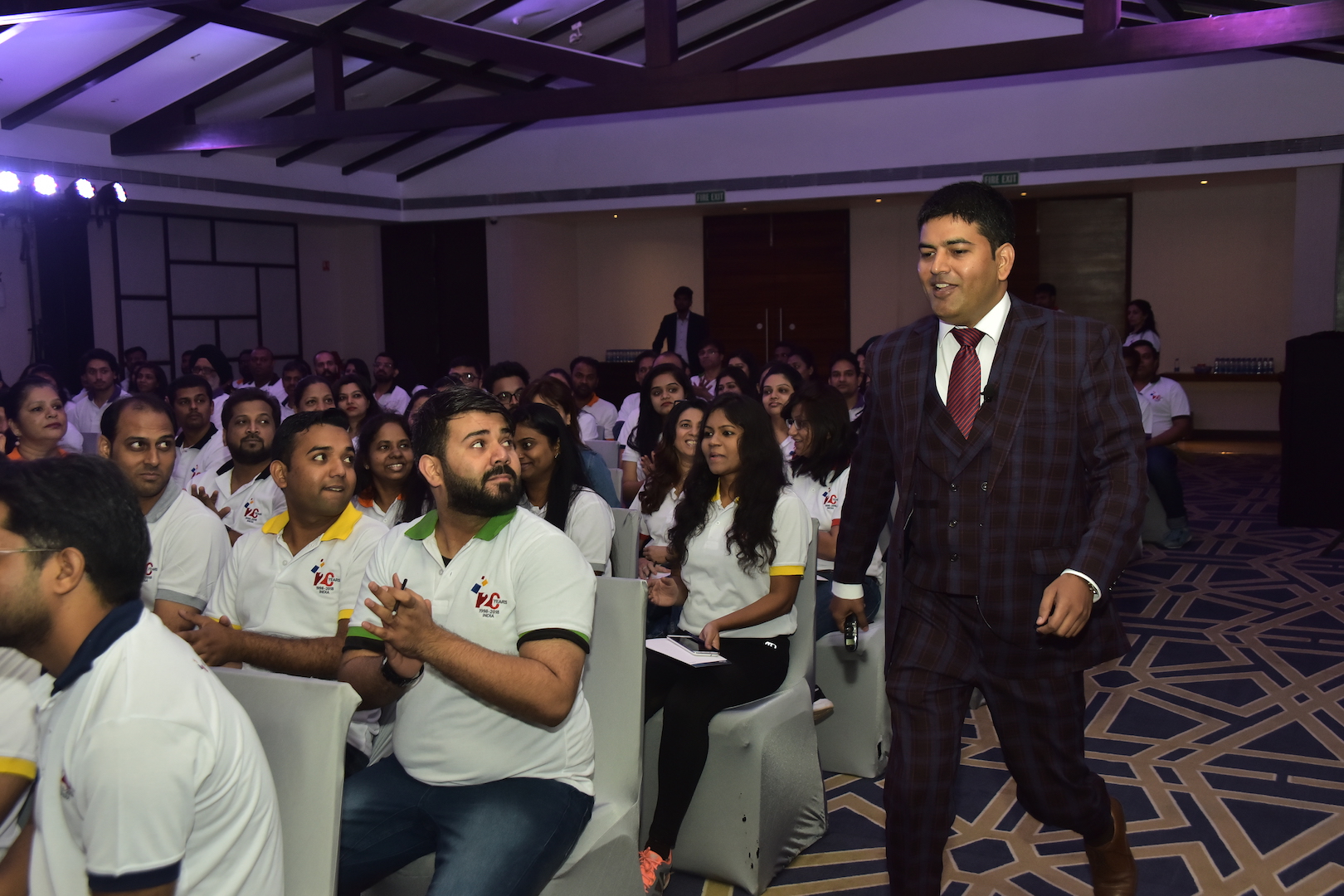 naseer khan engaging professionals at messe frankfurt event in goa